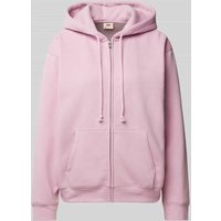 Levi's® Sweatjacke mit Label-Badge Modell 'EVERYDAY' in Lila, Größe XS von Levi's®