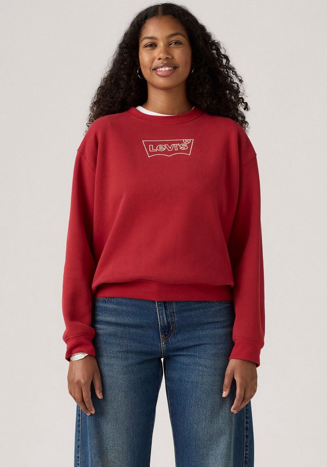 Levi's® Sweatshirt GR EVERYDAY CREW mit winterlichem Logoprint von Levi's®