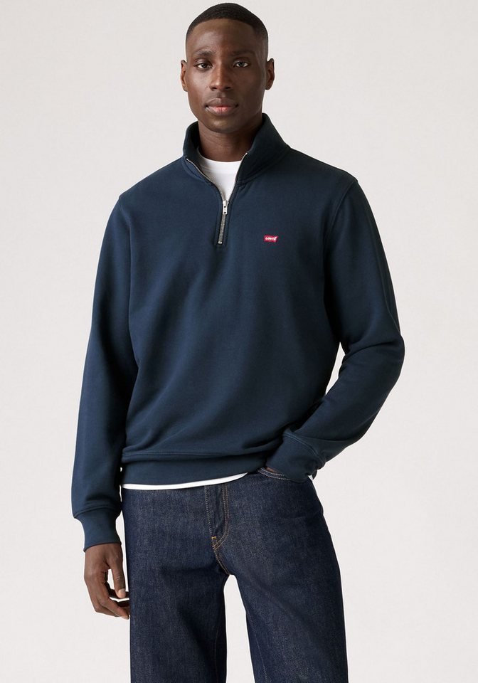 Levi's® Sweatshirt ORIGINAL HM 1/4 ZIP mit Troyer-Kragen und Logo-Stickerei von Levi's®