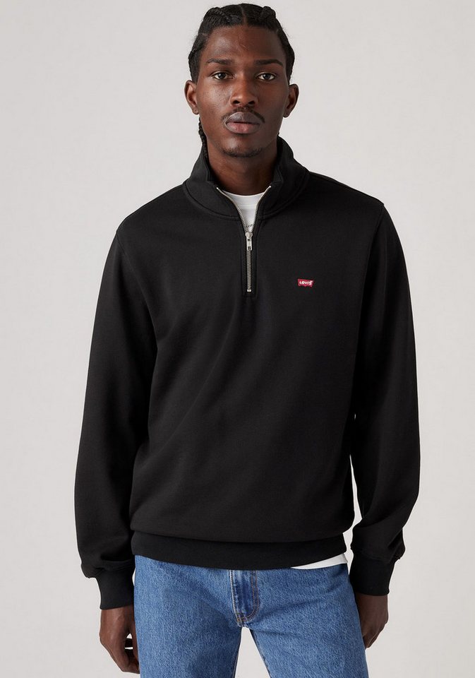 Levi's® Sweatshirt ORIGINAL HM 1/4 ZIP mit Troyer-Kragen und Logo-Stickerei von Levi's®