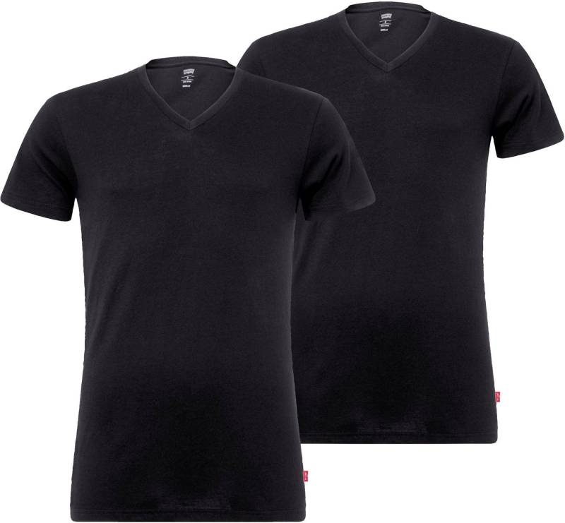 Levi's® T-Shirt (Packung, 2er-Pack) mit breitem Logobund von Levi's®
