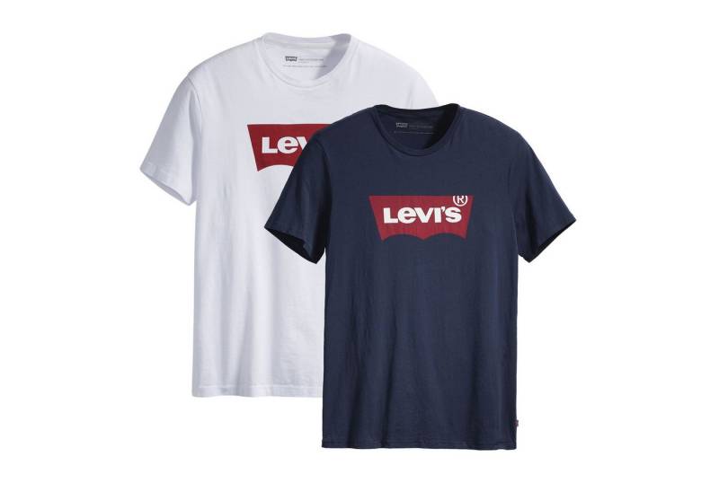 Levi's® T-Shirt Herren T-Shirt 2er Pack Baumwolle (Packung, 2er Pack) von Levi's®
