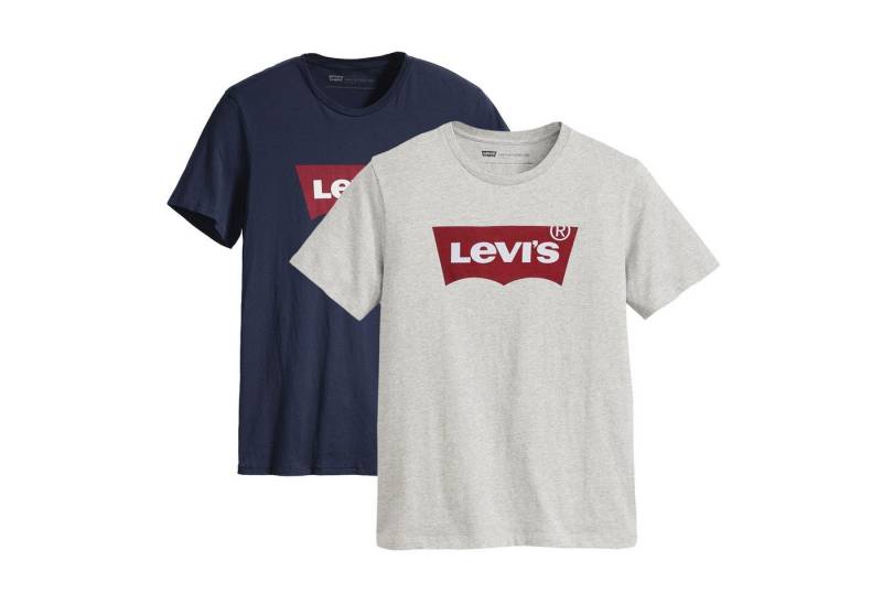 Levi's® T-Shirt Herren T-Shirt 2er Pack Baumwolle (Packung, 2er Pack) von Levi's®