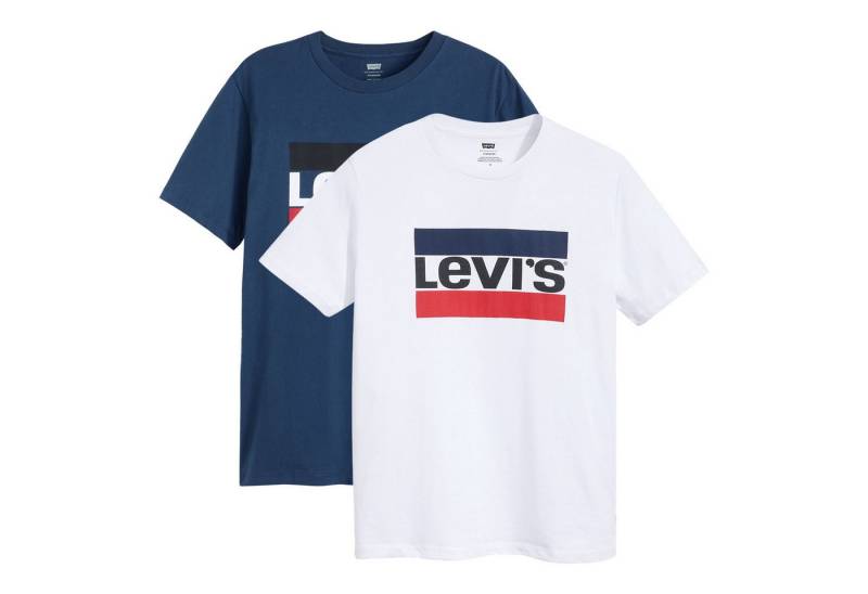 Levi's® T-Shirt Herren T-Shirt 2er Pack Baumwolle (Packung, 2er Pack) von Levi's®
