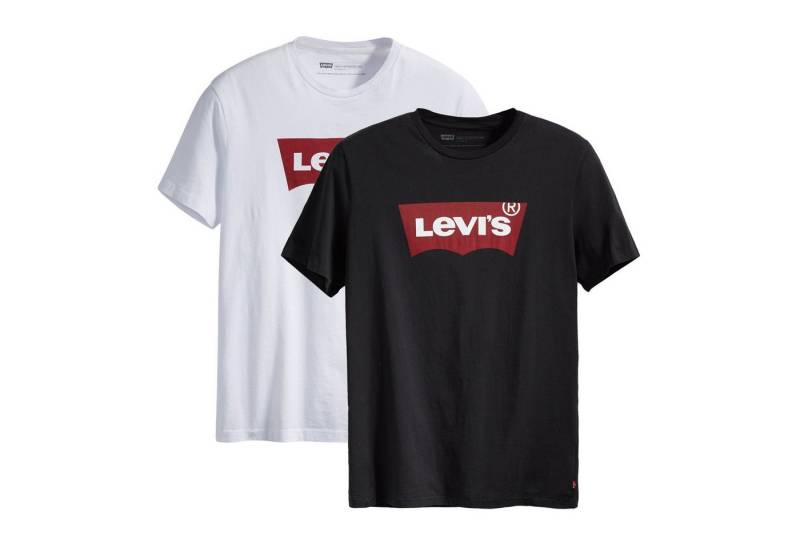 Levi's® T-Shirt Herren T-Shirt 2er Pack Baumwolle (Packung, 2er Pack) von Levi's®