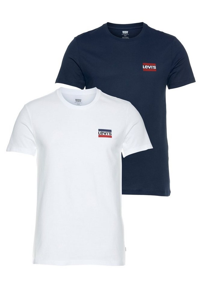 Levi's® T-Shirt LE 2PK CREWNECK GRAPHIC (2-tlg) von Levi's®