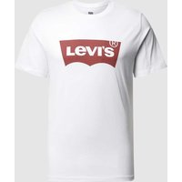 Levi's® T-Shirt aus Baumwolle mit Logo-Print in Weiss, Größe L von Levi's®