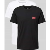 Levi's® T-Shirt aus reiner Baumwolle im 2er-Pack in Black, Größe XL von Levi's®