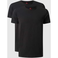 Levi's® T-Shirt mit Label-Detail im 2er-Pack in Black, Größe L von Levi's®