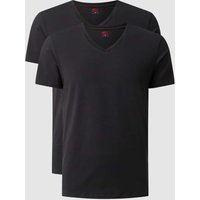 Levi's® T-Shirt mit Label-Detail im 2er-Pack in Black, Größe L von Levi's®