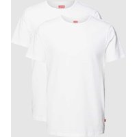 Levi's® T-Shirt mit Label-Detail im 2er-Pack in Weiss, Größe L von Levi's®