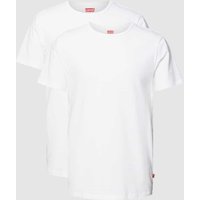 Levi's® T-Shirt mit Label-Detail im 2er-Pack in Weiss, Größe M von Levi's®