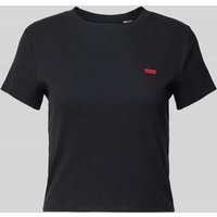 Levi's® T-Shirt mit Label-Detail und Rundhalsausschnitt in Black, Größe L von Levi's®