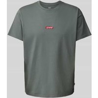 Levi's® T-Shirt mit Label-Patch in Petrol, Größe S von Levi's®