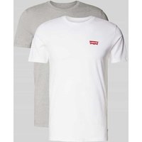 Levi's® T-Shirt mit Label-Print im 2er-Pack in Weiss, Größe XXL von Levi's®