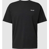 Levi's® T-Shirt mit Label-Stitching in Black, Größe S von Levi's®