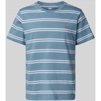 Levi's® T-Shirt mit Label-Stitching in Jeansblau, Größe L von Levi's®