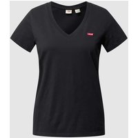 Levi's® T-Shirt mit Logo-Aufnäher in Black, Größe M von Levi's®