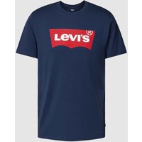 Levi's® T-Shirt mit Logo-Print in Blau, Größe M von Levi's®