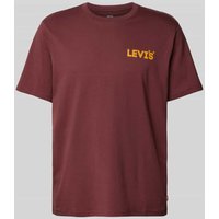 Levi's® T-Shirt mit Logo-Print in Bordeaux, Größe S von Levi's®