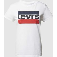 Levi's® T-Shirt mit Logo-Print in Weiss, Größe S von Levi's®