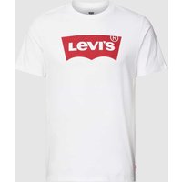 Levi's® T-Shirt aus Baumwolle mit Logo-Print in Weiss, Größe XS von Levi's®