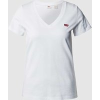 Levi's® T-Shirt mit V-Ausschnitt in Weiss, Größe M von Levi's®