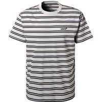 Levi's® Herren T-Shirt grau Baumwolle gestreift von Levi's®