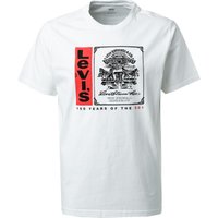 Levi's® Herren T-Shirt weiß Baumwolle von Levi's®