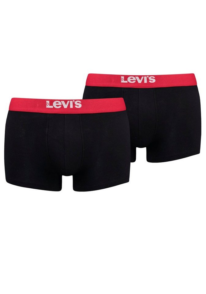 Levi's® Trunk LEVIS MEN SOLID BASIC TRUNK ORG CO 2P (Packung, 2er Pack) mit breitem Logobund von Levi's®