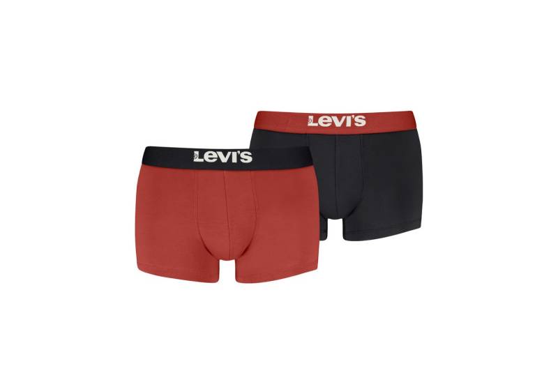 Levi's® Boxershorts LEVIS MEN PL SPW LOGO BOXER BRIEF ORG 2P (2er Pack) mit breitem Logobund von Levi's®
