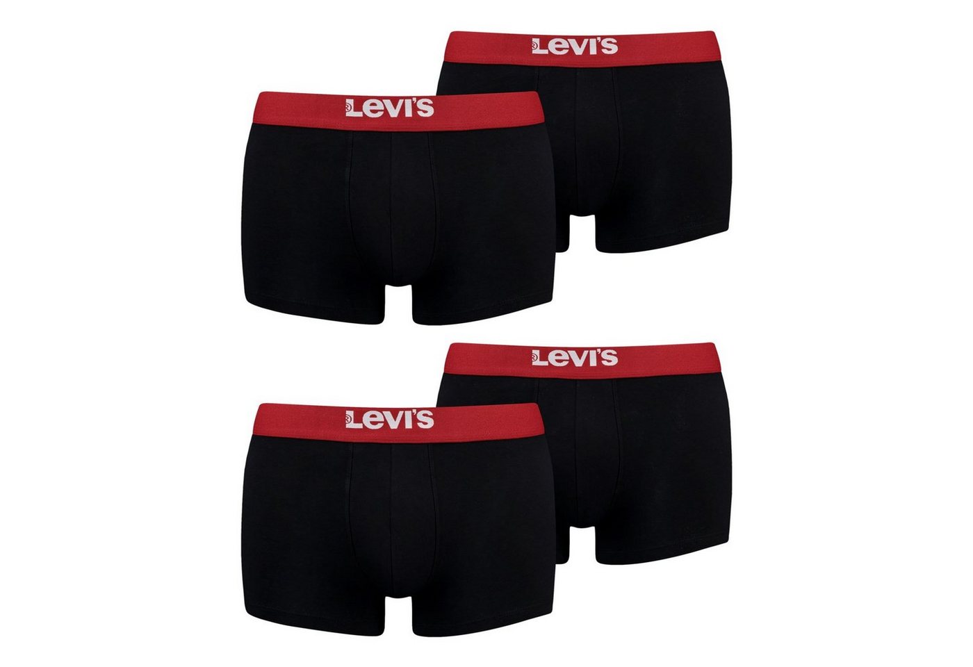 Levi's® Trunk Super Soft Cotton Stretch (4-St) mit Markenlogo am Bund von Levi's®