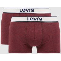 Levi's® Trunks im 2er-Pack in Bordeaux Melange, Größe M von Levi's®