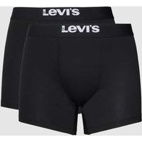 Levi's® Trunks mit Label-Detail Modell 'SOLID BASIC' in Black, Größe XXL von Levi's®