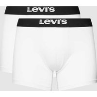 Levi's® Trunks mit Label-Detail Modell 'SOLID BASIC' in Weiss, Größe M von Levi's®