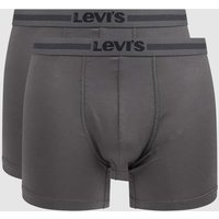 Levi's® Trunks mit Stretch-Anteil im 2er-Pack in Anthrazit, Größe L von Levi's®
