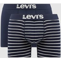 Levi's® Trunks mit Stretch-Anteil im 2er-Pack in Dunkelblau, Größe XL von Levi's®