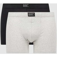 Levi's® Trunks mit Stretch-Anteil im 2er-Pack in Hellgrau Melange, Größe XL von Levi's®