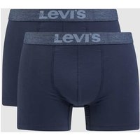Levi's® Trunks mit Stretch-Anteil im 2er-Pack in Jeansblau Melange, Größe S von Levi's®
