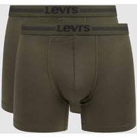 Levi's® Trunks mit Stretch-Anteil im 2er-Pack in Khaki, Größe XXL von Levi's®