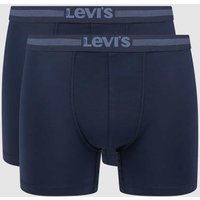 Levi's® Trunks mit Stretch-Anteil im 2er-Pack in Marine, Größe L von Levi's®