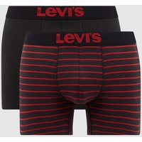 Levi's® Trunks mit Stretch-Anteil im 2er-Pack in Rot, Größe M von Levi's®