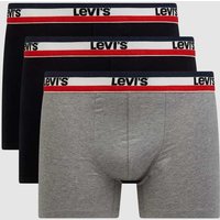 Levi's® Trunks mit Stretch-Anteil im 3er-Pack in Black, Größe XL von Levi's®