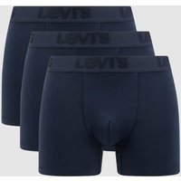 Levi's® Trunks mit Stretch-Anteil im 3er-Pack in Dunkelblau, Größe L von Levi's®