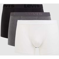 Levi's® Trunks mit Stretch-Anteil im 3er-Pack in Mittelgrau Melange, Größe M von Levi's®