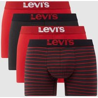 Levi's® Trunks mit Stretch-Anteil im 4er-Pack in Rot, Größe S von Levi's®