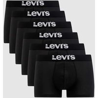 Levi's® Trunks mit Stretch-Anteil im 6er-Pack in Black, Größe S von Levi's®