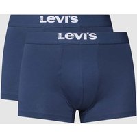 Levi's® Trunks mit elastischem Logo-Bund Modell 'SOLID BASIC TRUNK' in Dunkelblau, Größe L von Levi's®