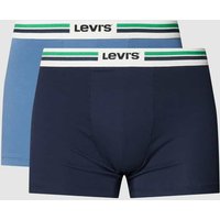 Levi's® Trunks mit elastischem Logo-Bund in Blau, Größe L von Levi's®