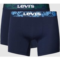 Levi's® Trunks mit elastischem Logo-Bund in Marine, Größe S von Levi's®